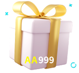 Receba seus bônus de boas-vindas no AA999